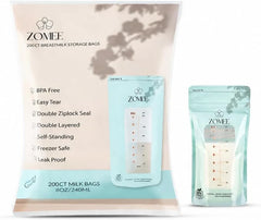 Zomee Milk Storage Bags 200ct