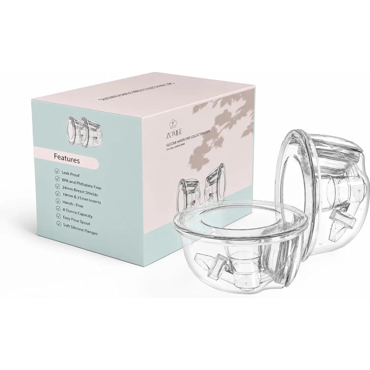 Zomee Hands-Free Collection Cups
