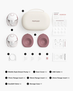 Momcozy Mobile Style™ Hands-free Slim Breast Pump M6