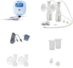 Ameda Mya Joy PLUS Base Rechargeable, Quiet, and Portable Double Breast-Pump