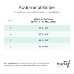 Motif Abdominal Binder
